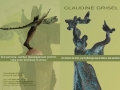 Flyer A5 pour la promotion de Claudine Grisel - Sculptrice - Artiste Peintre - dos